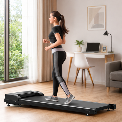 Incline Walking Pad Treadmill with Remote Control
