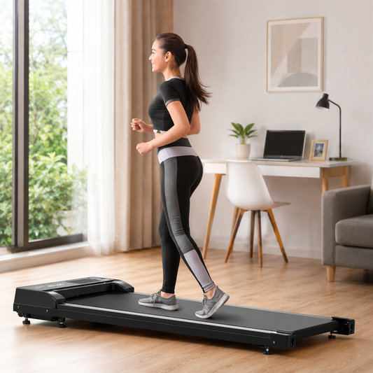 Incline Walking Pad Treadmill with Remote Control