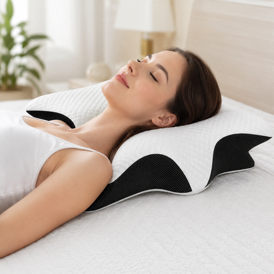 CloudCradle™ Ergonomic Snack Pillow – Sleep Sweet, Dream Deep